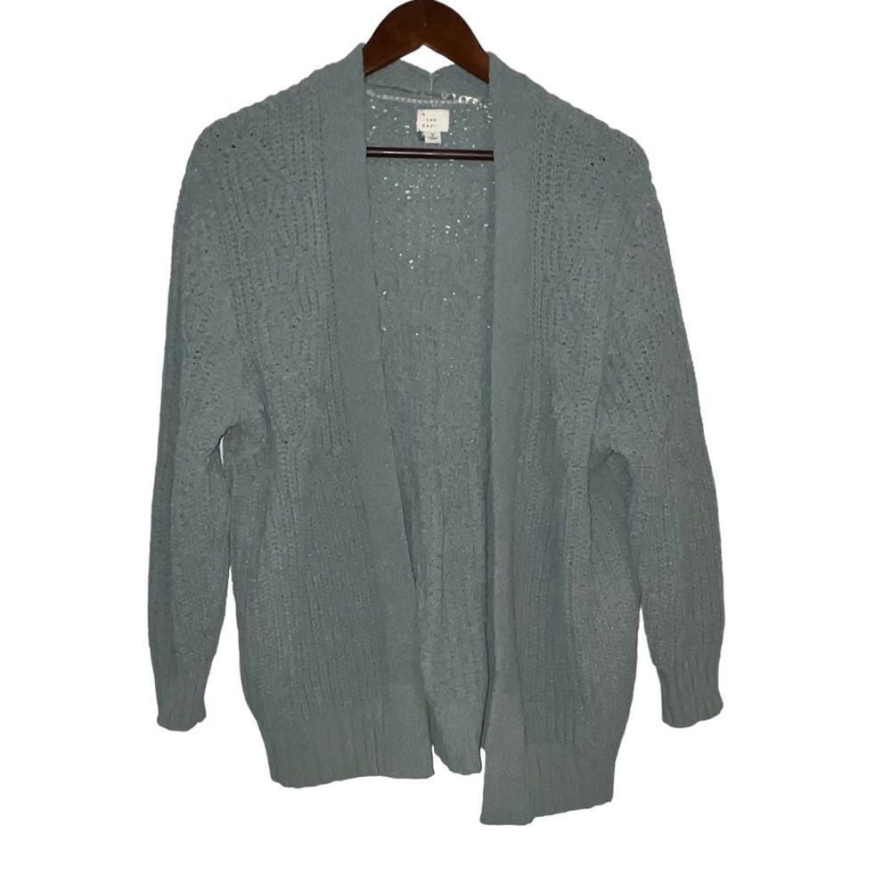 A New Day Light Blue Open Cardigan